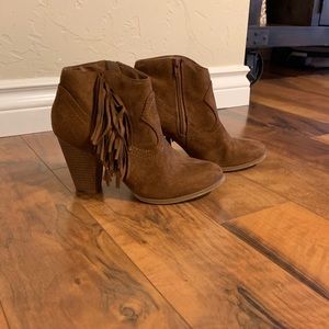 Brown booties